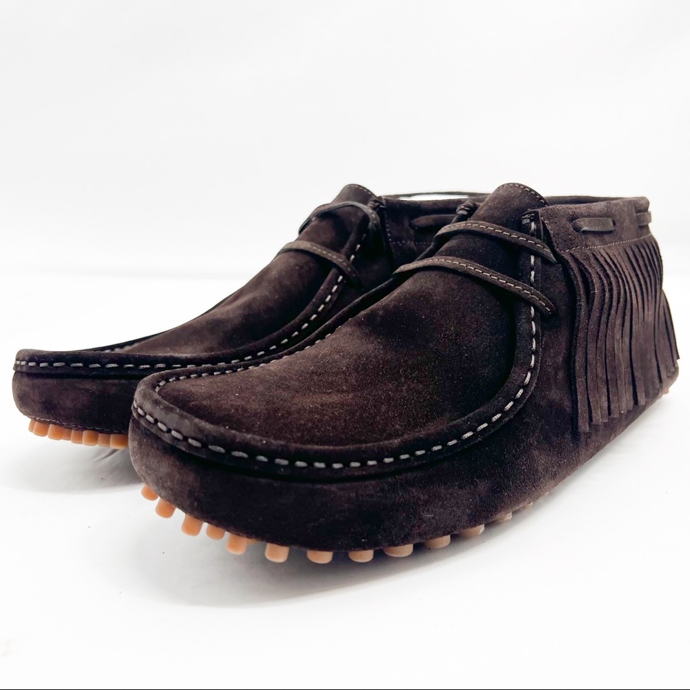 GUCCI Men's Fringe  Suede Moccasin Chukkas sz 9G